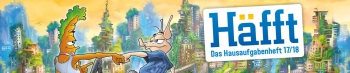 »Häfft - Das Hausaufgabenheft« 2017/18 Banner