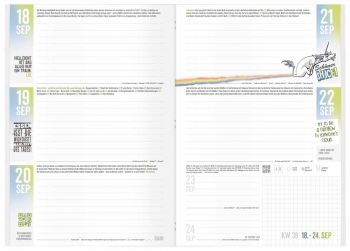 Freches Hausaufgabenheft 2017/18: Der Häfft-Planer!
