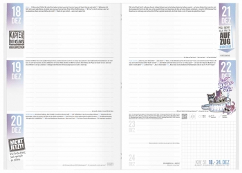 Freches Hausaufgabenheft 2017/18: Der Häfft-Planer!