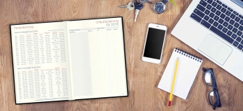 Tageskalender 2018: Der »Organizer Day by Day« in A5