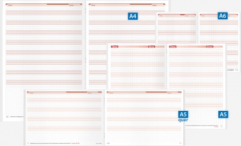 Musikheft, Notenheft »Musik-Häfft«
