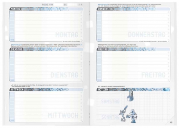 Kalendarium: Übersichtliches Aufgabenheft »Häfft pur«