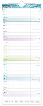 Kalendarium: Wandkalender »Planer für Zwei«