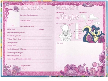 Innenseite: Das Kindergarten-Freundebuch zum Ausmalen & Ausfüllen