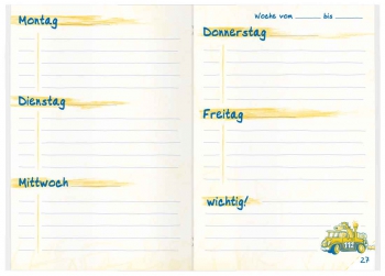 Kalendarium: Aufgabenheft für die Grundschule in A6