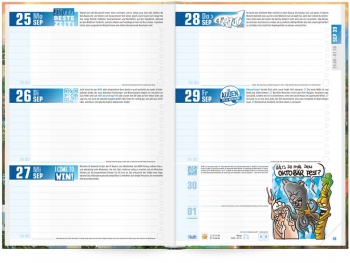 Kalendarium: Das »Häfft Deluxe« Hausaufgabenheft