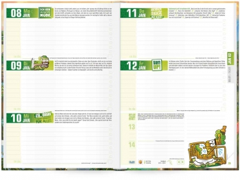 Kalendarium: Das »Häfft Deluxe« Hausaufgabenheft