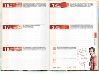 Kalendarium: Das »Häfft Deluxe« Hausaufgabenheft