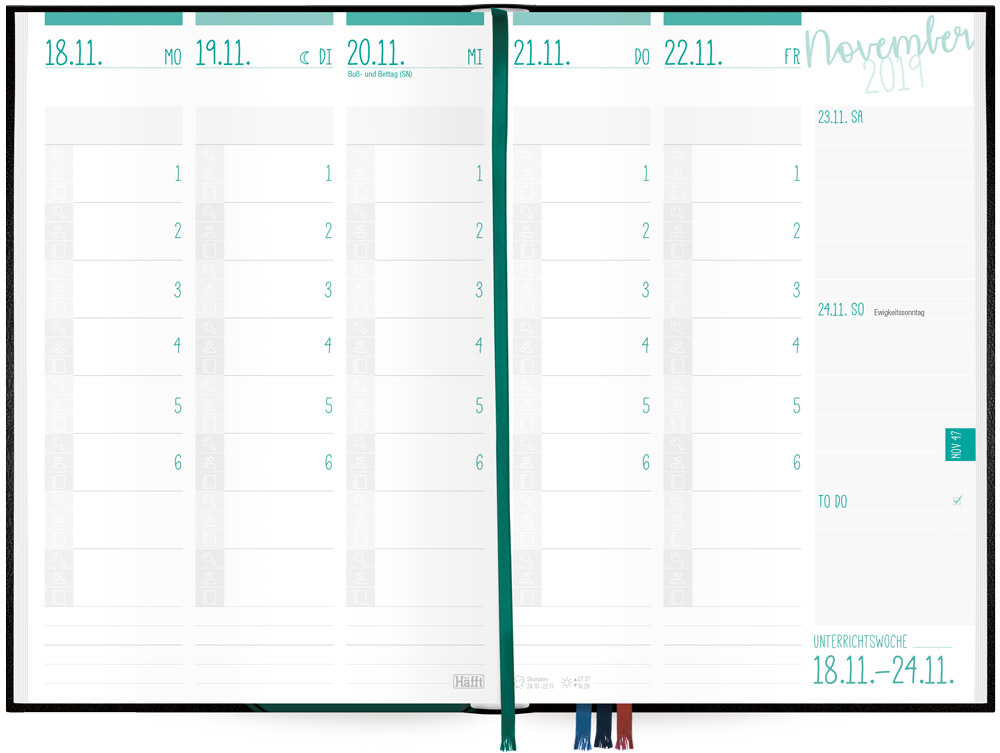 »Lehrer-Planer 2019/2020« - der Lehrerkalender, der glücklich macht!