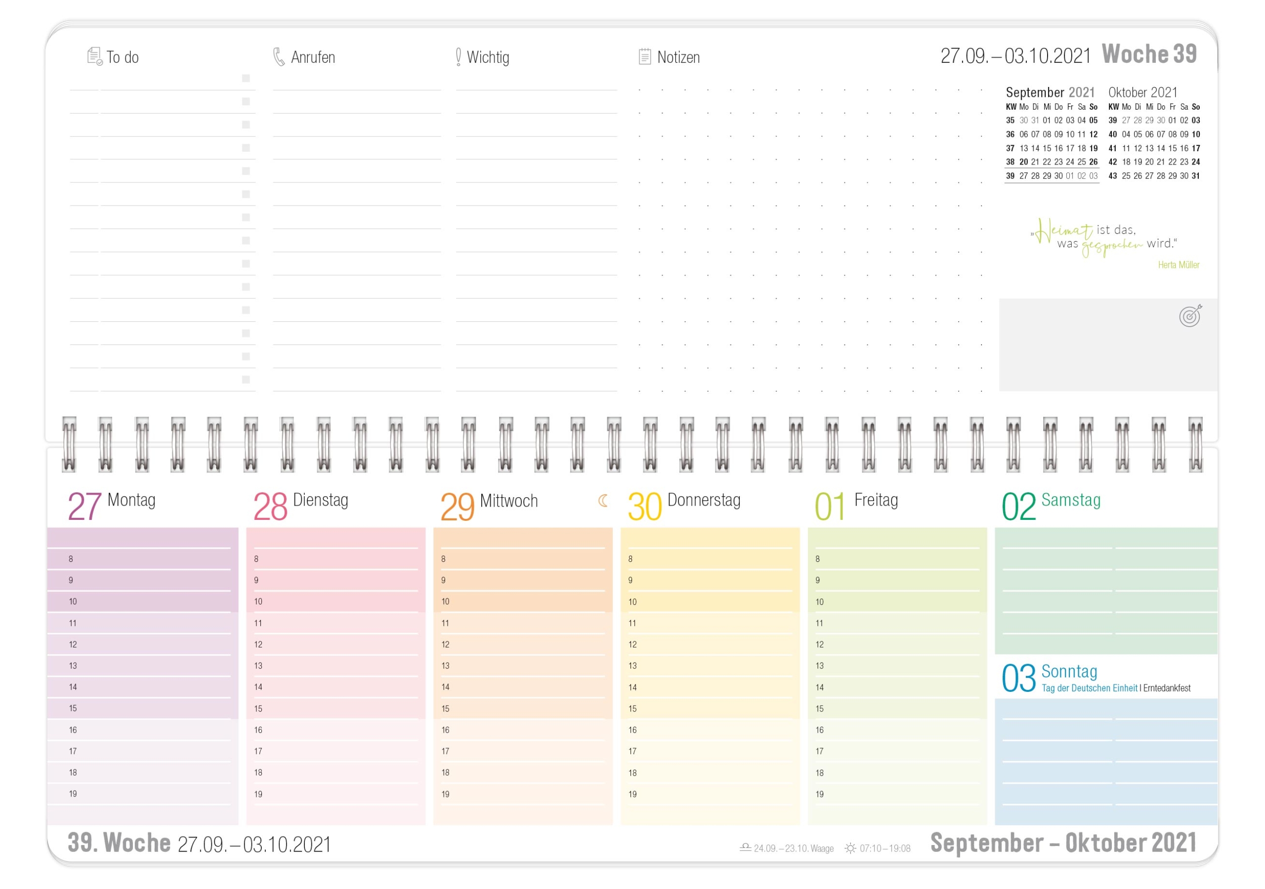 Tischkalender Rainbow Hafft Verlag