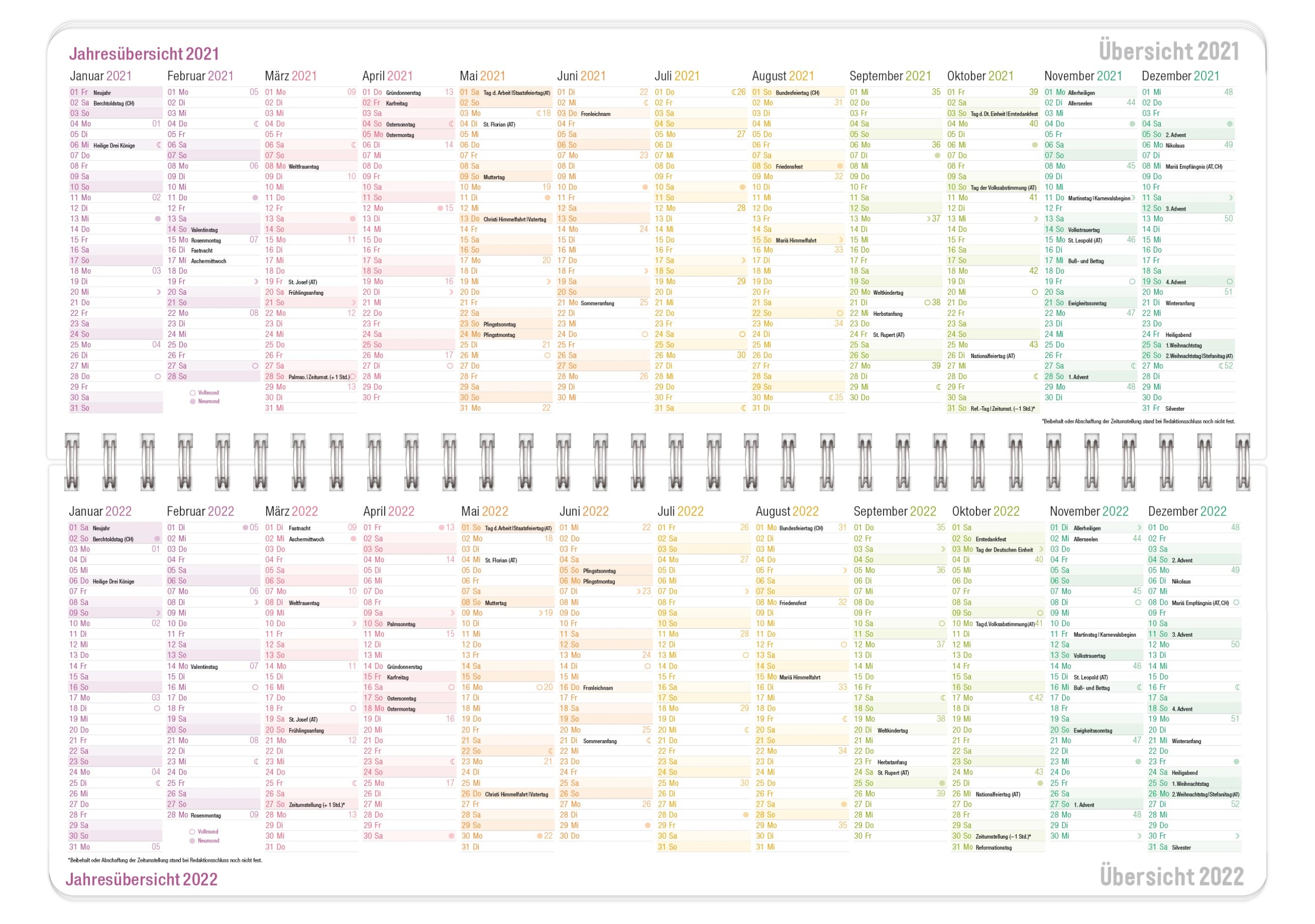 Tischkalender Rainbow Hafft Verlag