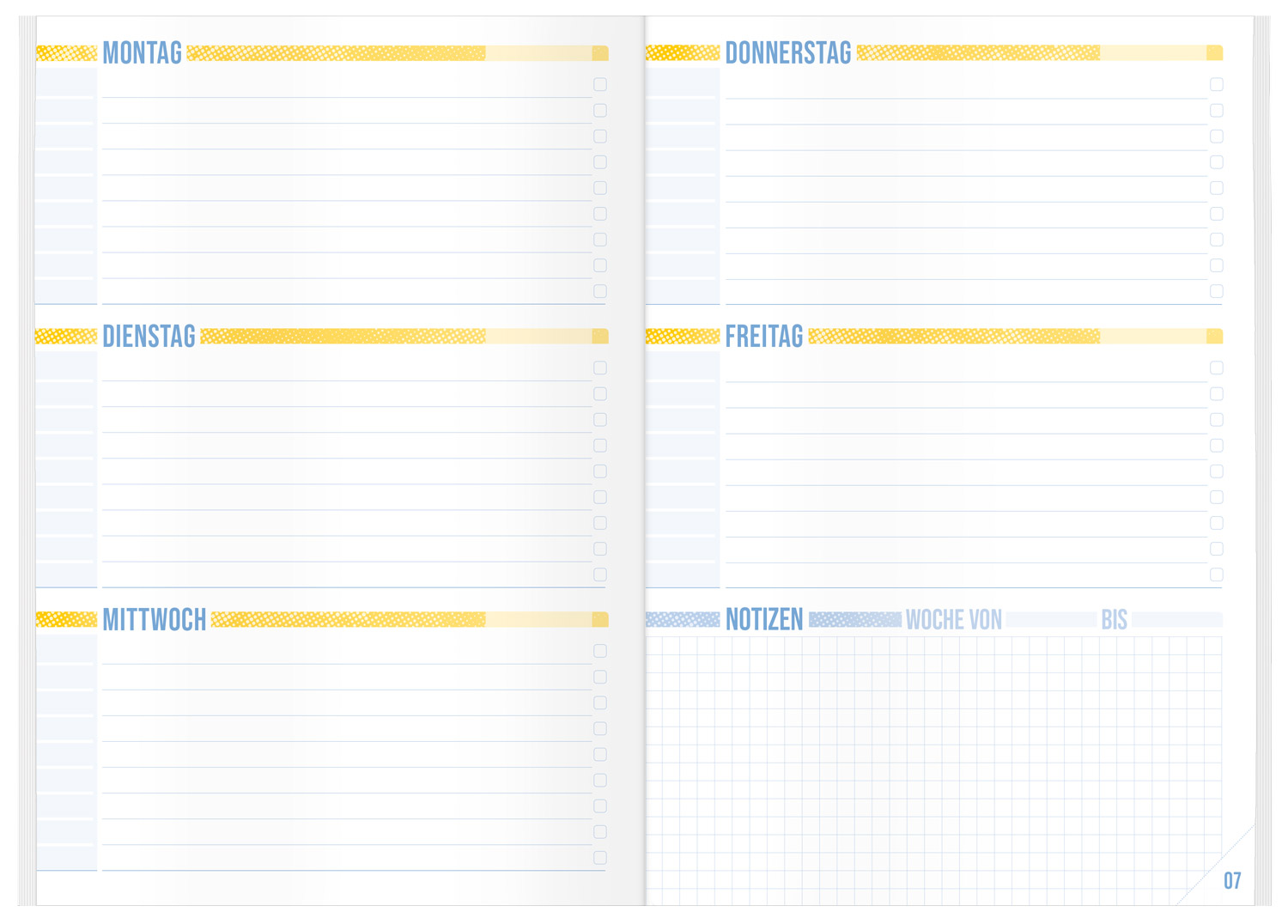 Cooles Hausaufgabenheft A5 - Ohne Datum Mit Comic-Motiv & Stundenplan