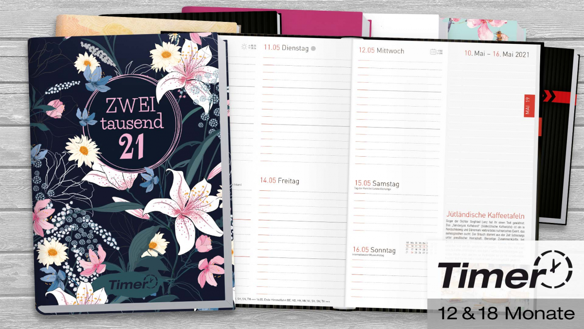 Der Wochenkalender: Links Kalender, rechts Notizen!