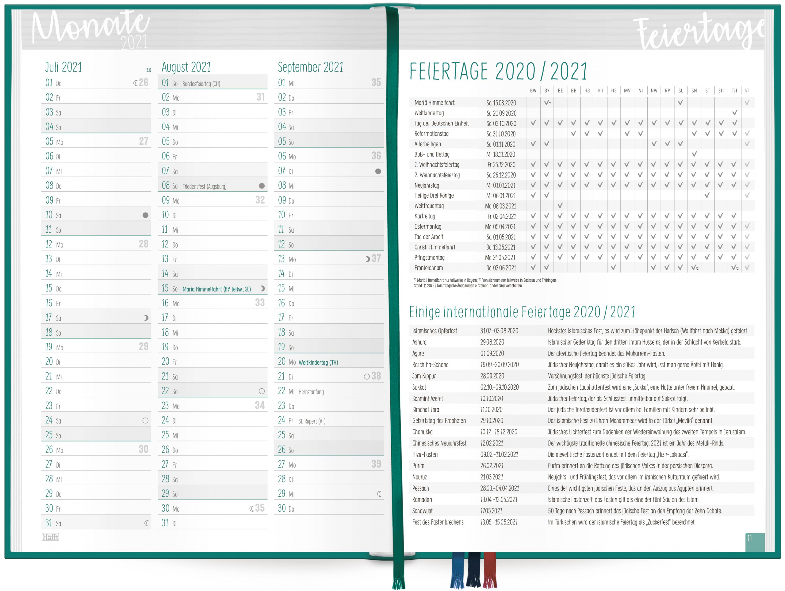 »Lehrer-Planer 2020/2021« - der Lehrerkalender, der glücklich macht!