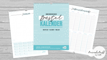 Immerwährender Bastelkalender von Trendstuff by Häfft