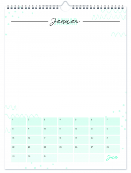 Bastelkalender A4 ohne Datum