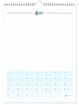 Bastelkalender A4 ohne Datum