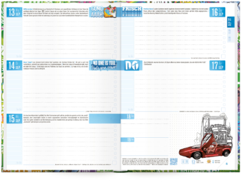 Häfft Deluxe Hausaufgabenheft 2021 2022 Innenseite 1