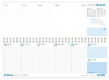 Tischkalender 2022 blau_Innenseite 1