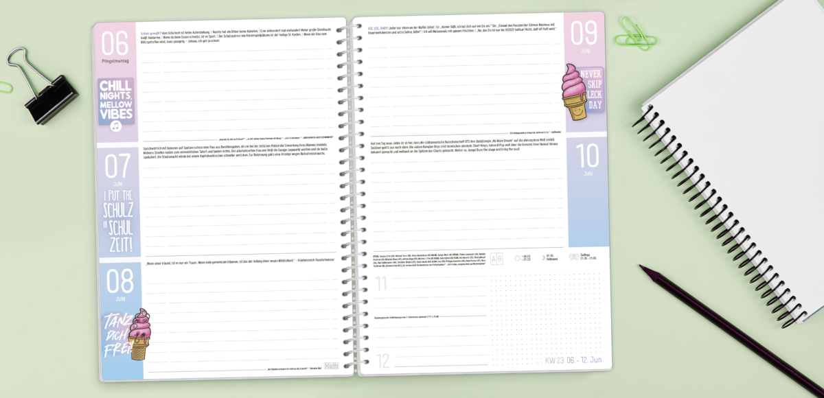 Der freche Schülerkalender »Häfft Planer Premium« 2021/22!
