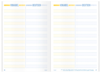 Schulstuff Vokabelheft_Innenseite 1