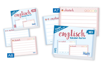 Vokabelkarten Englisch_Größen