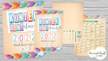 Bastelkalender 2022 von Trendstuff by Häfft