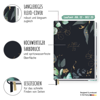 Chäff-Timer A5 Classic 2022 2023 Aufteilung