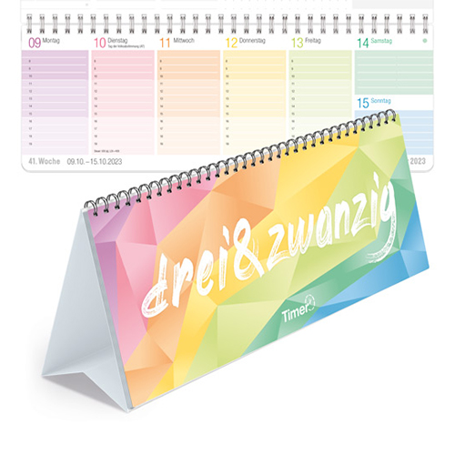 Tischkalender 2023 Rainbow mit Aufsteller