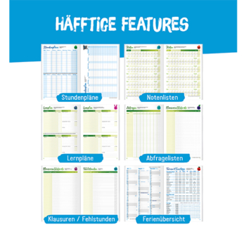 Häfft Hausaufgabenheft 22/23 - Features