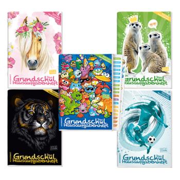 Grundschul-Hausaufgabenheft 22/23 - Designauswahl