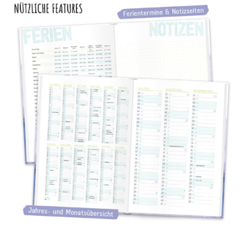 Schulstuff Schülertimer A5 22/23 - Features