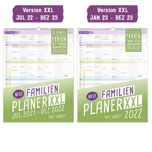 FamilienPlaner -Wandkalender XXL 2022 2023