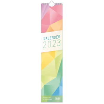 Streifenkalender 2023 Rainbow - Design