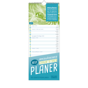 Geburtstagsplaner XL - Design