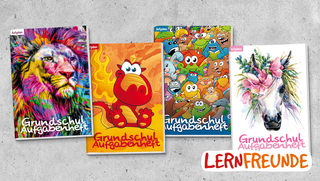 Grundschul-Aufgabenheft A6 - Überblick