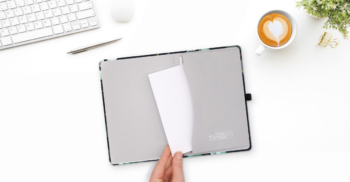 Wochen-Notiz-Kalender - Anwendungsbild mit Froschtasche