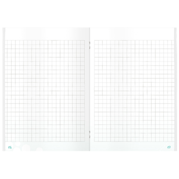 Schulstuff Oktafheft A6 - Innenseite kariert