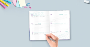 Schulstuff Schülertimer A5 22/23 - Anwendungsbeispiel