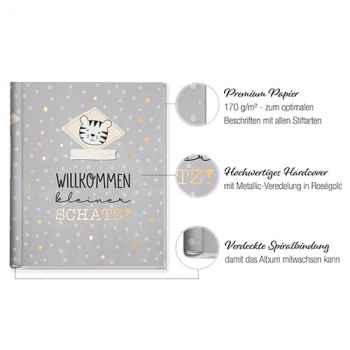 Babyalbum Dotty Tiger - Aufbau