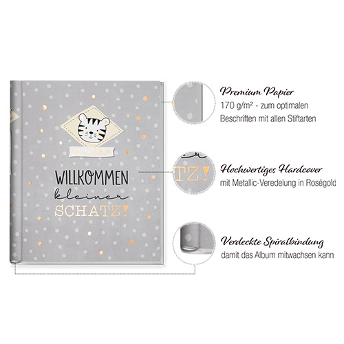 Babyalbum Dotty Tiger - Aufbau