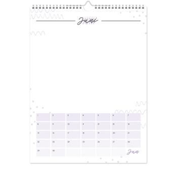 Immerwährender Bastelkalender - Kalender ohne Datum - Inhaltsseite