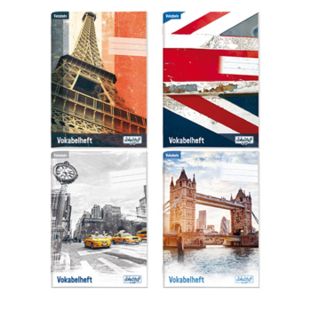 Schulstuff Vokabelheft A4 A6 - Designauswahl