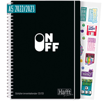 Häfft Planer Premium 22/23 - Cover schwarz