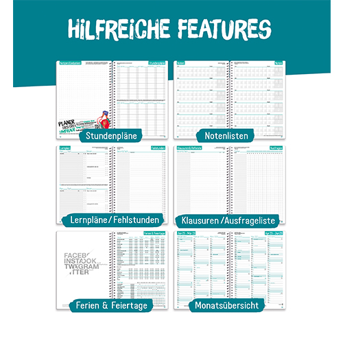 Häfft Planer Premium 2022 2023 - Hilfreiche Features