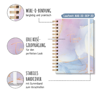 Häfft Timer Fancy 2022 2023 - Aufbau