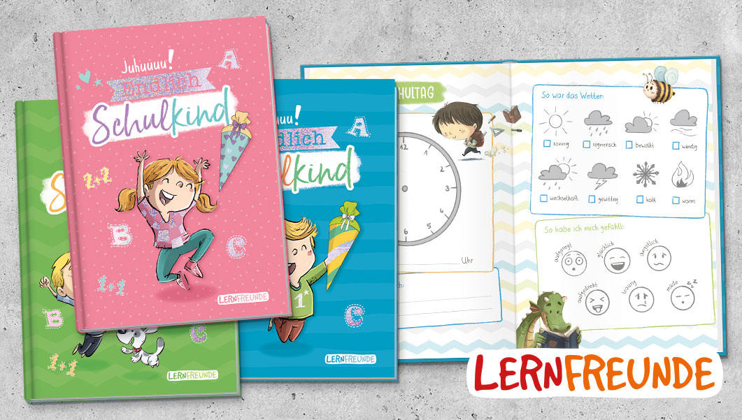 Endlich Schulkind Einschulungsalbum - Übersicht