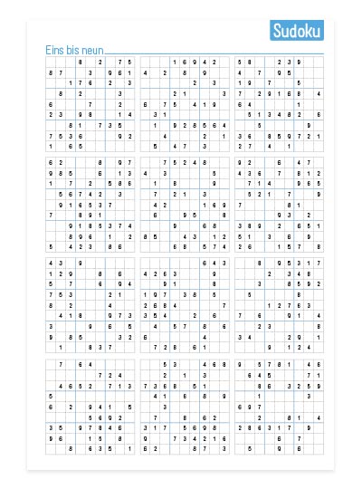 Häfft Planer 2022 2023 - Sudoku