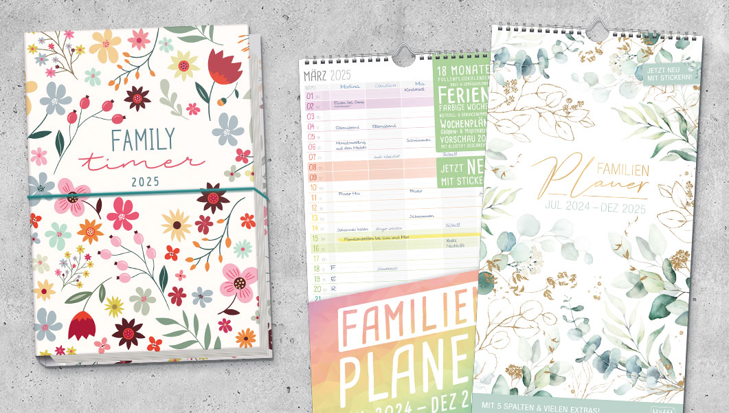Häfft Kalender für Familien und Papeterie