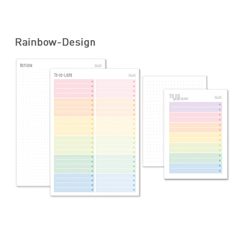 To-do-Block A5 A6 - Rainbow